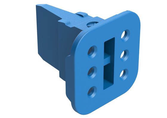 Blue DIP Connector with Phosphor Bronze Contacts and High Temperature Resistance Suitable for Various Industrial Applications